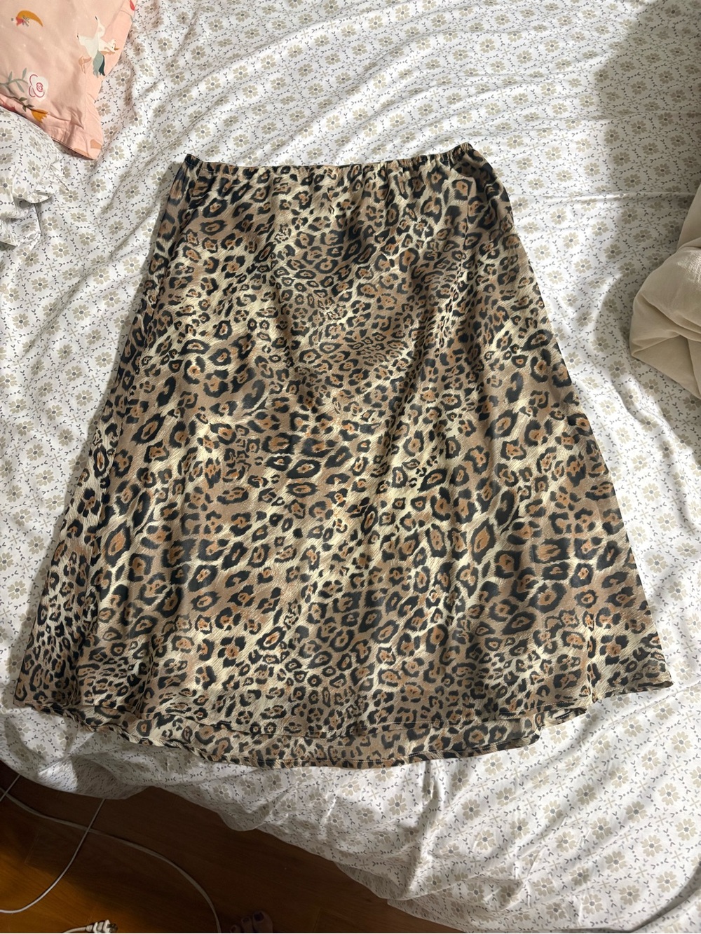 Taillissime Leopard Print Midi Skirt